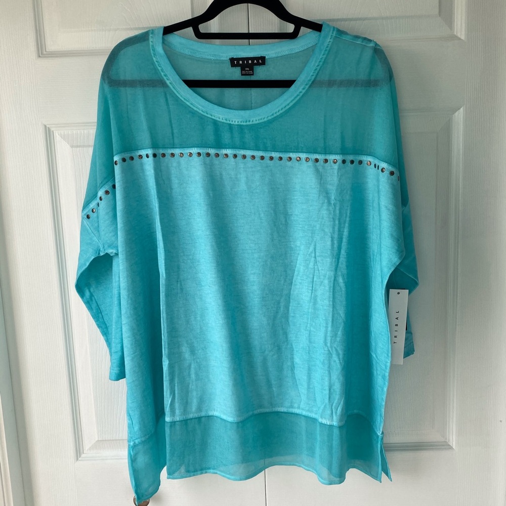 Tribal pullover top